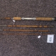 � 123 �ty�d�ln� cestovn� �t�pan� bambus- oka sklen�n�-v�vaz hn�d�-rukojet patentn� z�mek a korek- blank DAM- d�lka 200 cm/cestovn� 4 kr�t 50 cm- cena 2100 K�